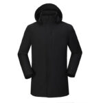 High end business storm jacket windproof and warm down jacket source factory DVS004